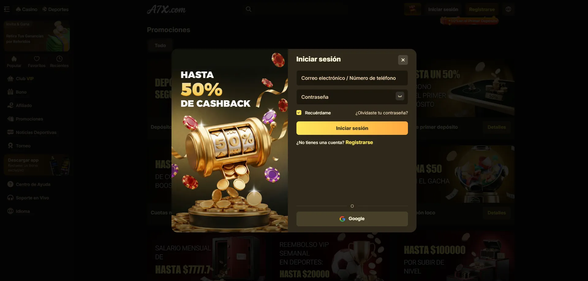 A7X Casino plataforma de juegos online en México 2026